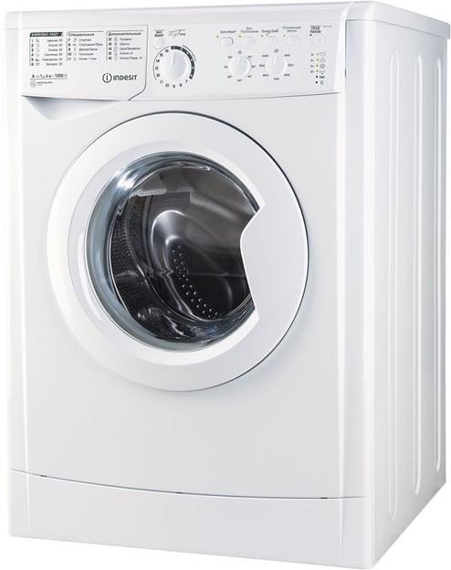Стиральная машина Indesit EWUC 4105 класс: A загр.фронтальная макс.:4кг белый фото 2