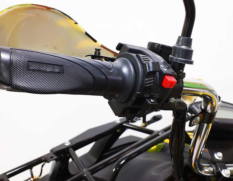 Квадроцикл GreenCamel Сахара AWD 4x4 (60V 2x2kW R10 alum Дифференциал) армейский жёлтый фото 9