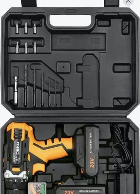 Дрель шуруповёрт «DEKO 20v» ОПТ фото 3