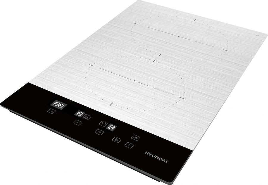 Индукционная варочная поверхность Hyundai HHI 3772 GR серебристый фото 4