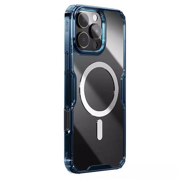 Чехол Nature TPU Pro Magnetic Case, Blue, (AP IP16 Pro Max) фото 3
