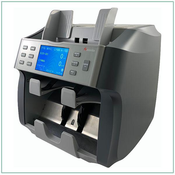 Cassida Apollo - мультивалютный счетчик сортировщик банкнот. проверка, пересчет и отбраковка РУБ, USD, EUR, CNY, GBP фото 1