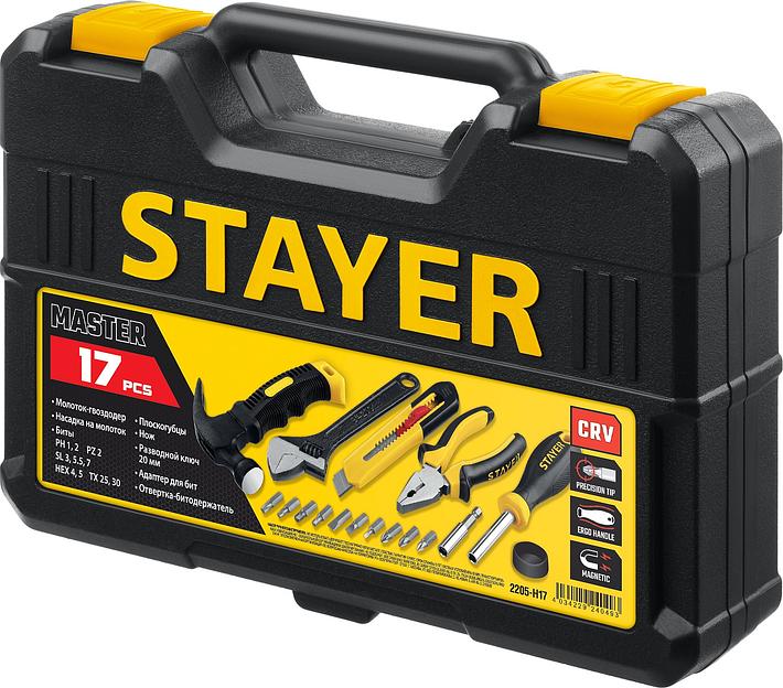 STAYER Master-17, 17 предм., универсальный набор инструмента для дома (2205-H17) фото 9