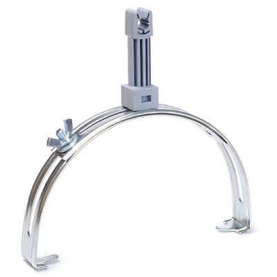 Коньковый регулируемый зажим с пластик. держ. фото 1