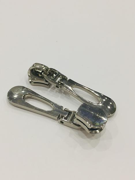 Бегунок мет.молн. №5 сумочный Белый никель фото 1