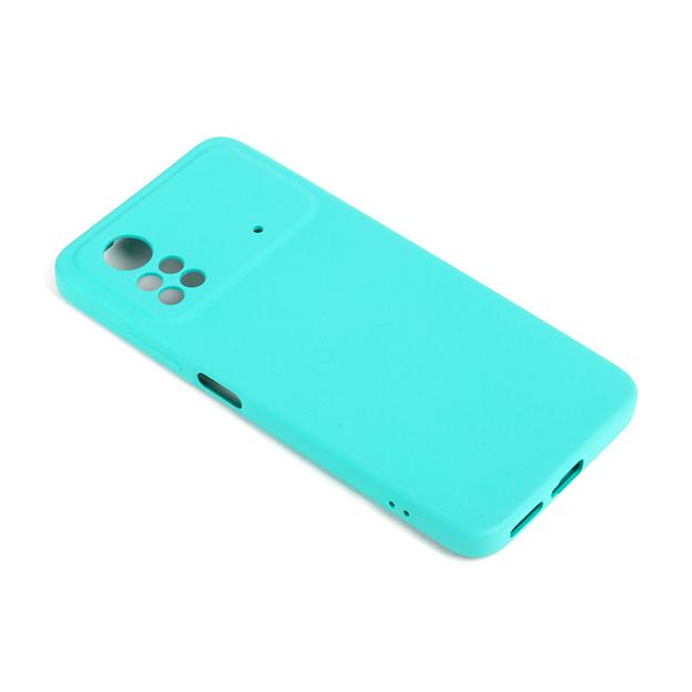 Чехол для телефона  X-Game  XG-HS127  для POCO X4 Pro  Силиконовый  Лазурный  Пол. пакет фото 2