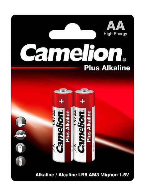 Батарея Camelion Plus Alkaline LR6-BP2 AA 2700mAh (2шт) блистер фото 1