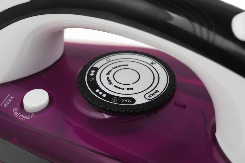Утюг Centek CT-2344 VIOLET 2400Вт, керамическая подошва, мощный паровой удар, самоочистка, 330мл фото 8