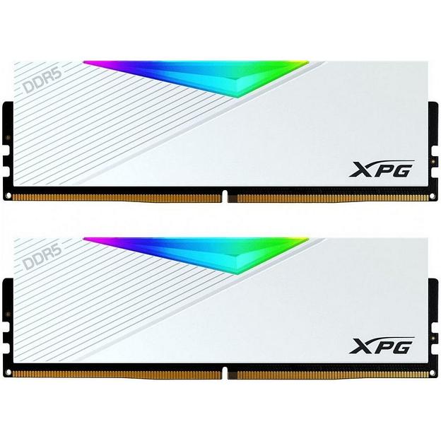 Модуль памяти ADATA 32GB DDR5 6800 DIMM XPG Lancer RGB kit 2*16, 1.40V, CL34-45-45, white фото 1