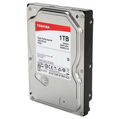 Жесткий диск HDD TOSHIBA 1000Gb 7200 rpm SATA 3.5 (HDWD110UZSVA) ОПТ фото 1