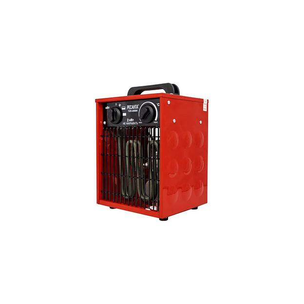 Электрическая тепловая пушка Ресанта ТЭП-2000Н, 2кВт, красный [67/1/17] фото 1