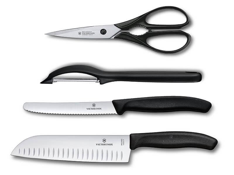 Набор ножей кухон. Victorinox Swiss Classic Kitchen (6.7133.4G) компл.:4шт черный подар.коробка фото 2