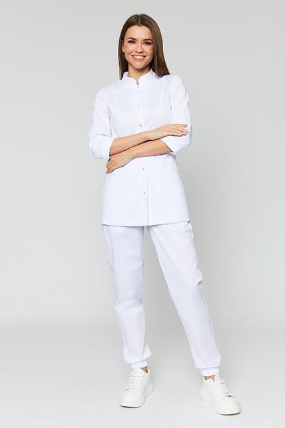 Doctor Big / Блузон медицинский женский (Ultra, рукав 3/4, на кнопках) арт. 3-06-24-3 фото 5