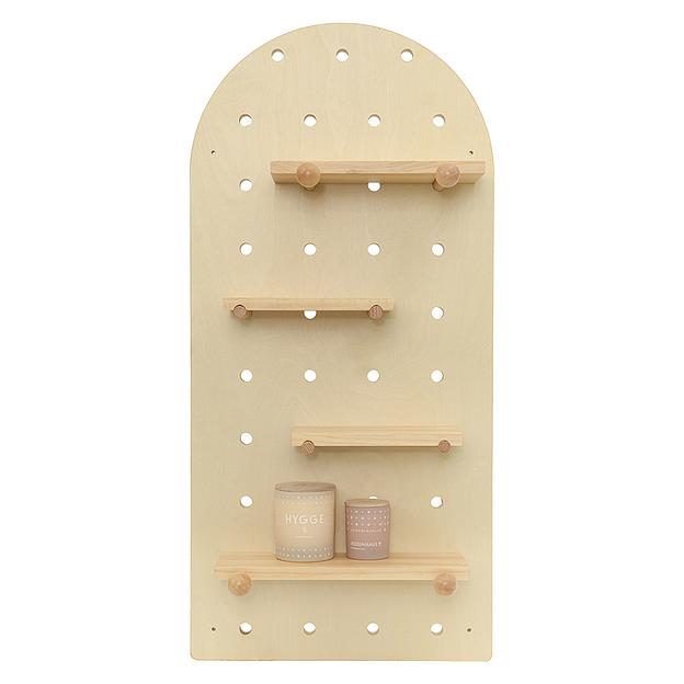 Пегборд Shely, 38х80 см, светлое дерево фото 2