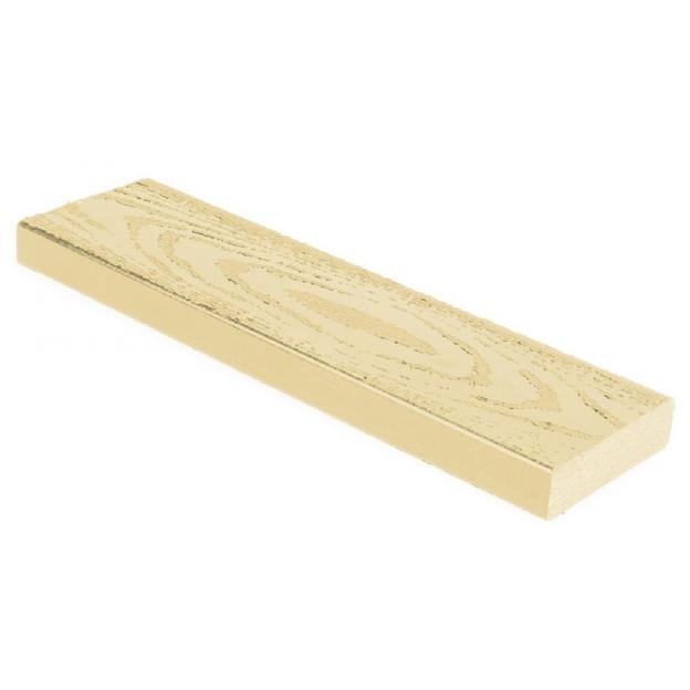 Брус AI полнотелый брашированный айвори 80х22 мм фото 1