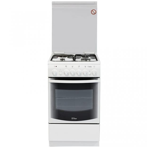 Плита Комбинированная De Luxe 506031.00гэ белый реш.эмаль фото 1