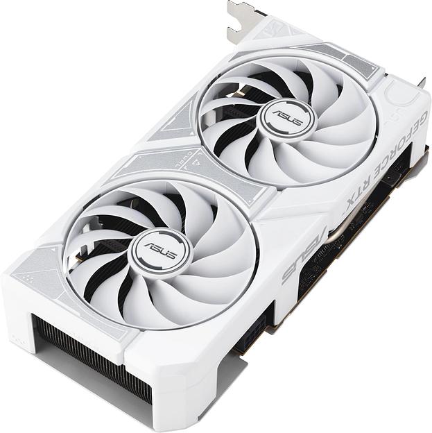 Видеокарта Asus PCI-E 5.0 DUAL-RTX5060-O8G-WHITE NVIDIA GeForce RTX 5060 8Gb 128bit GDDR7 2602/28000 HDMIx1 DPx3 HDCP Ret фото 3