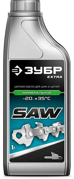 ЗУБР 1 л, цепное минеральное масло для бензо и электропил, EXTRA (70622-1) фото 3