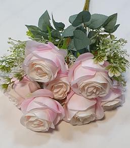 Искусственные цветы - букет «Роза свадьба» ОПТ фото 1