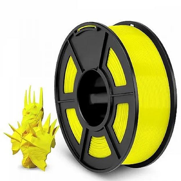 Филамент NVPRINT PLA Yellow для 3D печати диаметр 1.75мм длина 330 метров масса 1 кг фото 1