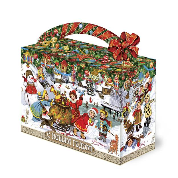 Подарок чемоданчик Снежные забавы 1200 гр фото 1
