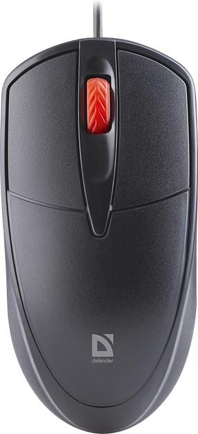 Мышка USB OPTICAL MB-057 BLACK 52057 ICON DEFENDER фото 1