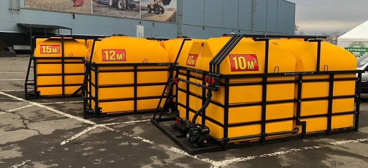 Транспортная кассета одинарная 10000 л с КВ ёмкостями фото 2