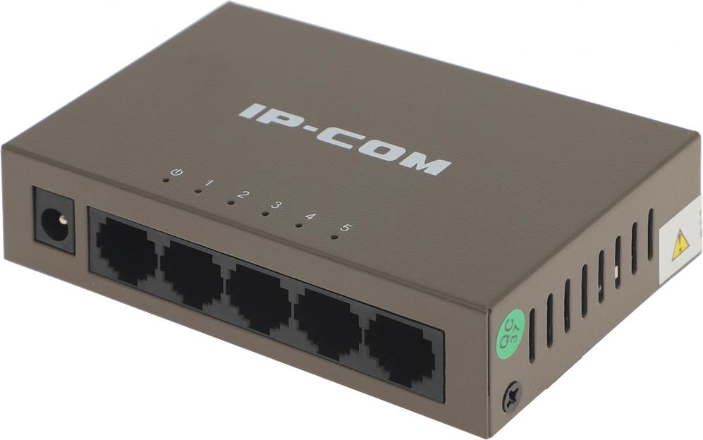 IP-COM F1005 Коммутатор неуправляемый, 5 портов, 5x100 Мбит/с, настольный фото 1