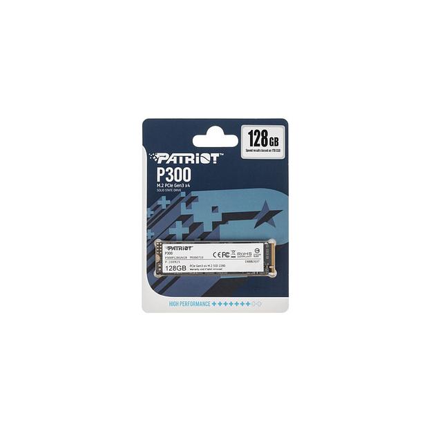 SSD накопитель Patriot P300 P300P128GM28 128ГБ, M.2 2280, PCIe 3.0 x4, NVMe, M.2 фото 1