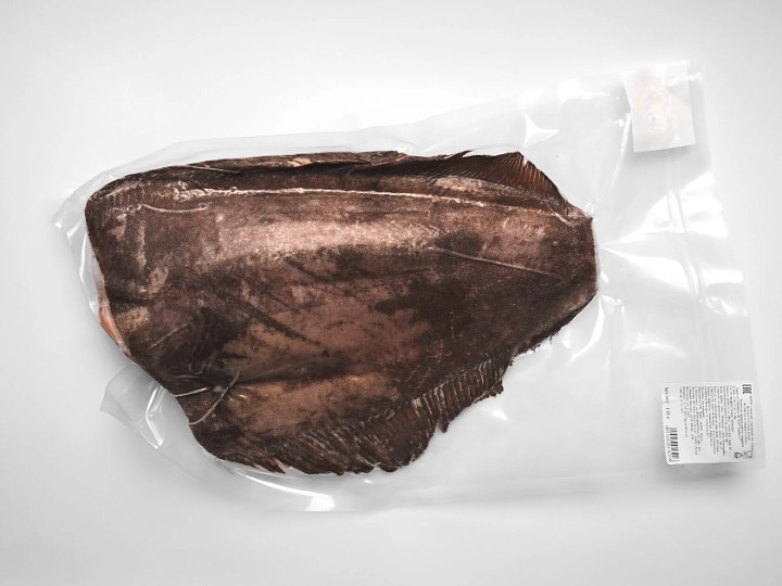 Палтус без головы замороженный, в/у, 1-2 кг ОПТ фото 1