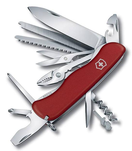 Нож перочинный Victorinox WORK CHAMP (0.8564) 111мм 21функций красный фото 1
