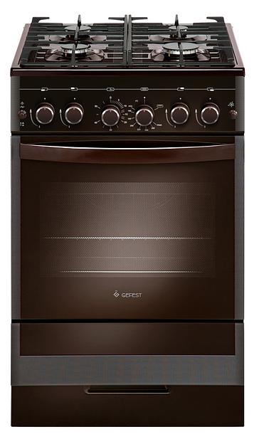 Плита Комбинированная Gefest ПГЭ 5502-02 0045 коричневый реш.чугун фото 1