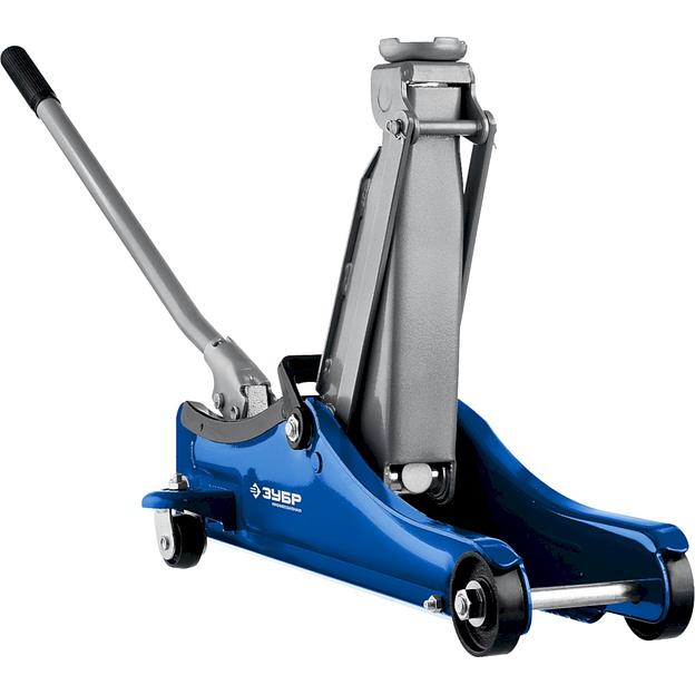 Домкрат Зубр «43058-2» Т55 гидравлический подкатной ОПТ фото 2