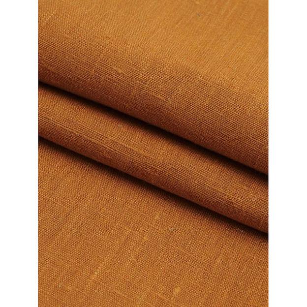 Ткань лён 100% крашеная «Золото инков» умягчённая ОПТ фото 1