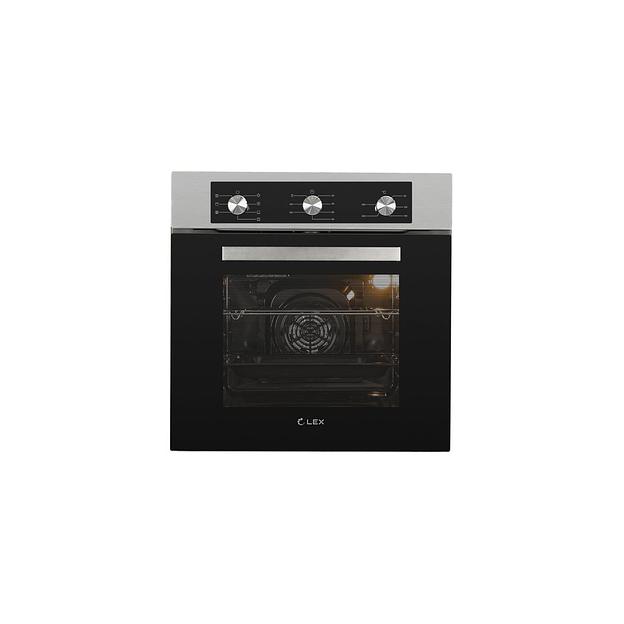 Духовой шкаф LEX EDM 073 IX, нержавеющая сталь/черный фото 1
