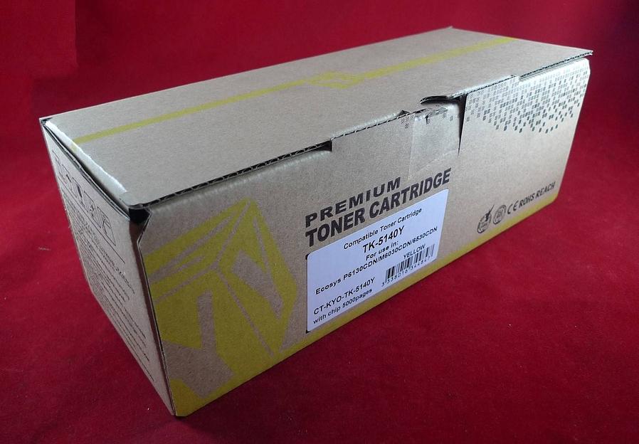 Тонер-картридж для Kyocera Ecosys P6130cdn/M6030cdn/6530cdn TK-5140Y yellow 5K ELP Imaging® фото 1