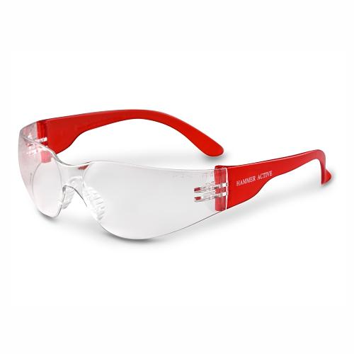 Очки защитные открытые О15 HAMMER ACTIVЕ super (2C-1,2 PC) с мягким носоупором, (прозрачные, спортивный стиль, с незапотевающим покрытием) РОСОМЗ 11530-5 фото 1