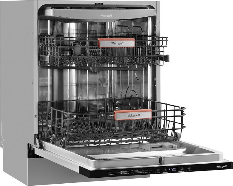 Посудомоечная машина встраив. Weissgauff BDW 6038 Infolight полноразмерная фото 5