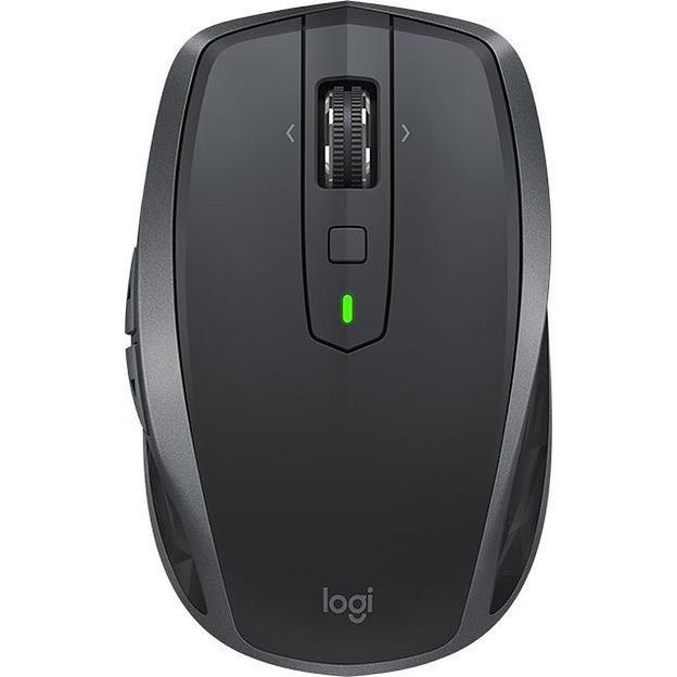 Мышь беспроводная Logitech MX Anywhere 2S Graphite темно-серая, 200-4000 dpi, Bluetooth + 2.4G, 7 кнопок, АКБ до 70 дней, правый хват фото 2