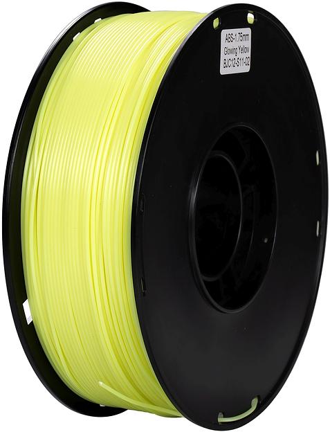 Пластик для принтера 3D Cactus CS-3D-ABS-1KG-L-YELL ABS LUMINOUS d1.75мм 1кг 1цв. фото 1