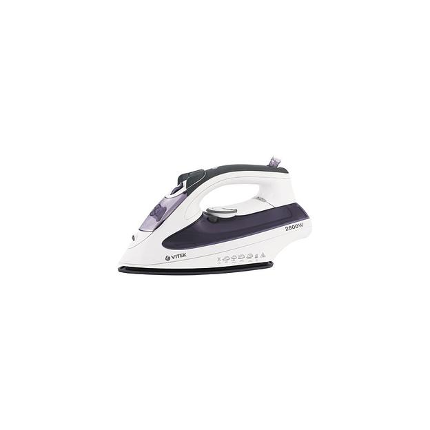 Утюг Vitek VT-8356, 2600Вт, белый/серый фото 1