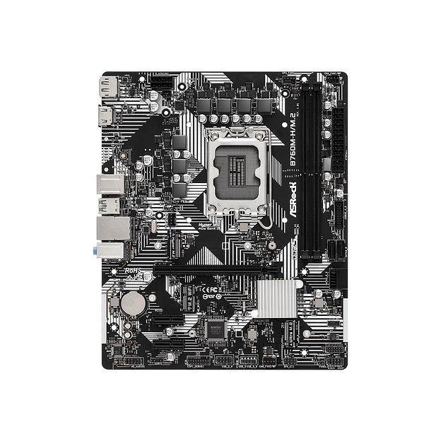 Материнская плата  ASRock  B760M-H/M.2 (4710483943386) фото 2