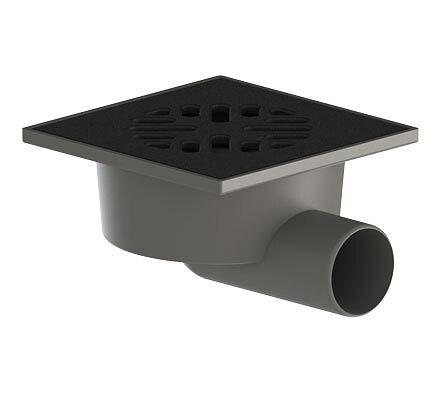 ТП-103.50-150HPHs Трап горизонтальный с гидрозатвором и чугунной решеткой фото 1