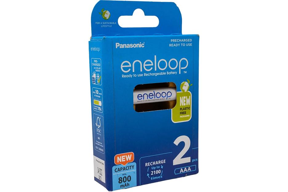Аккумулятор Panasonic Eneloop BK-4MCCE/2DE 800mAh AAA R03 BL2 ОПТ фото 1