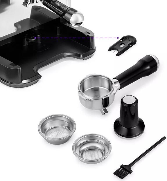 Кофемашина Kitfort КТ-7113 1480Вт нержавеющая сталь фото 10