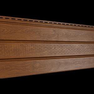 Софит Ю-Пласт PRO под дерево с частичной перфорацией,Дуб фото 1