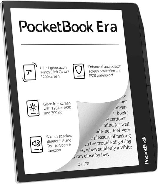 Электронная книга PocketBook 700 ERA 16Gb Stardust Silver (серебристый) (PB700-U-16-WW) фото 3