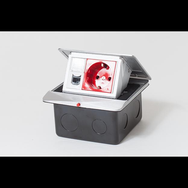 Люк на 1,5 поста (45х45), алюминий, с металлической коробкой, IP44 фото 1