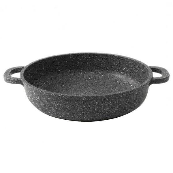 Сковорода d=30 см. h=7,5 см. алюм. с антиприг. покрыт. с 2 ручками в крапинку /1/ фото 1