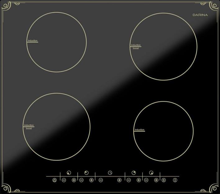 Индукционная варочная поверхность Darina P8 EI 305 B черный фото 1